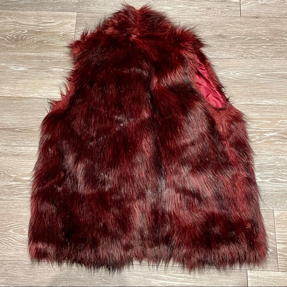 BCBGENERATION SZ S Fur Gilet Vest - Picture 2 of 2